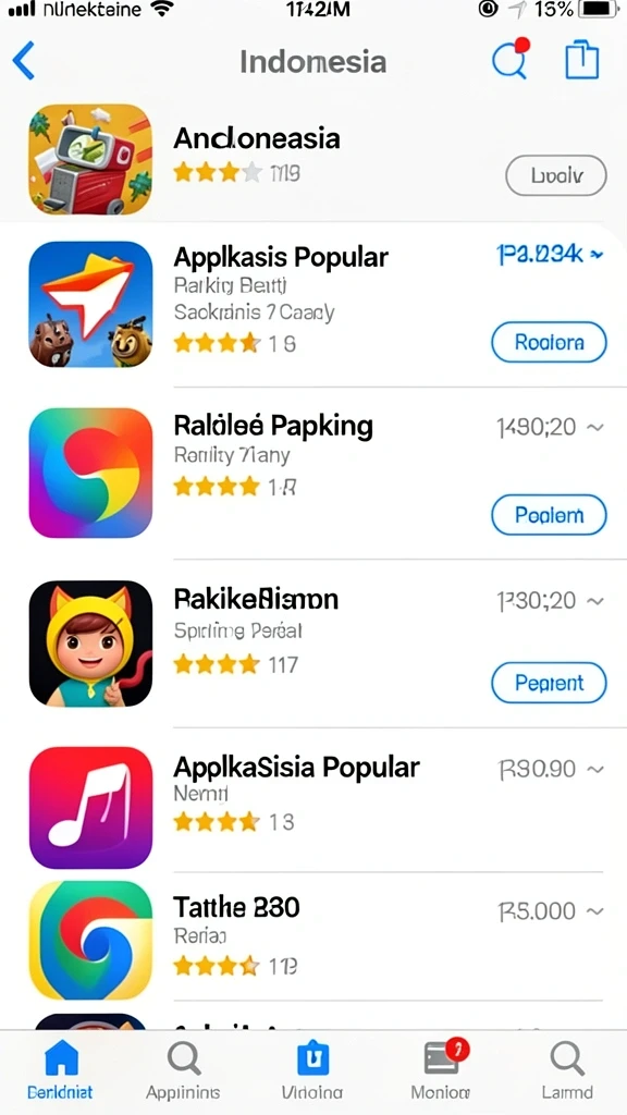 Berbagai pilihan permainan dengan desain yang modern.