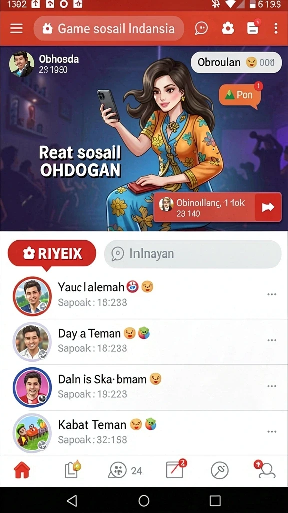 Tampilan antarmuka yang menarik dan user-friendly.