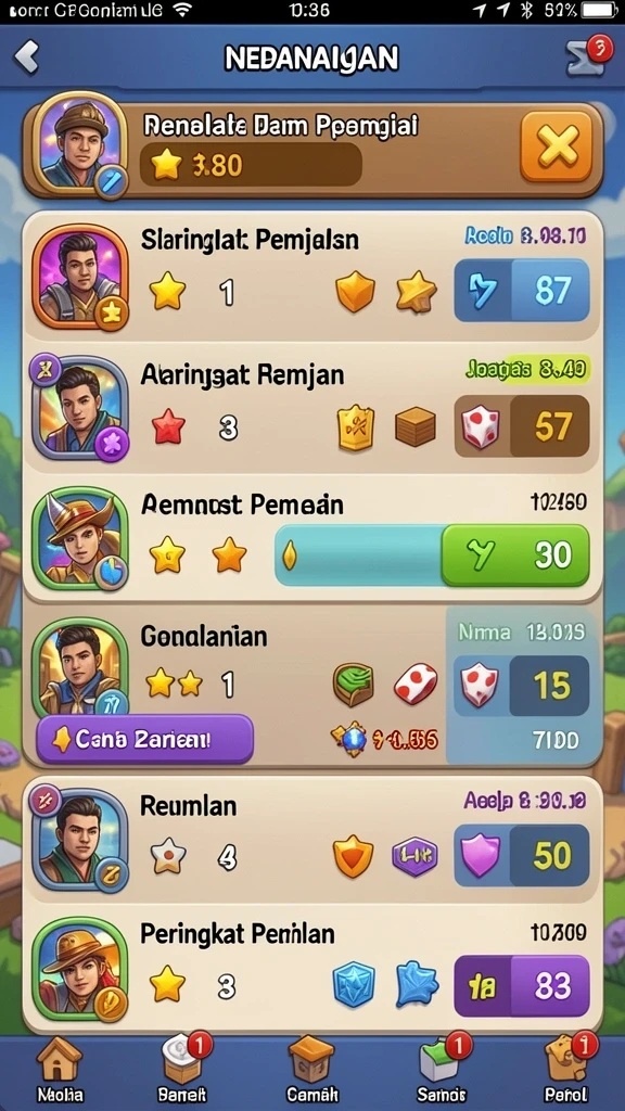 Antarmuka pengguna yang mudah dinavigasi.