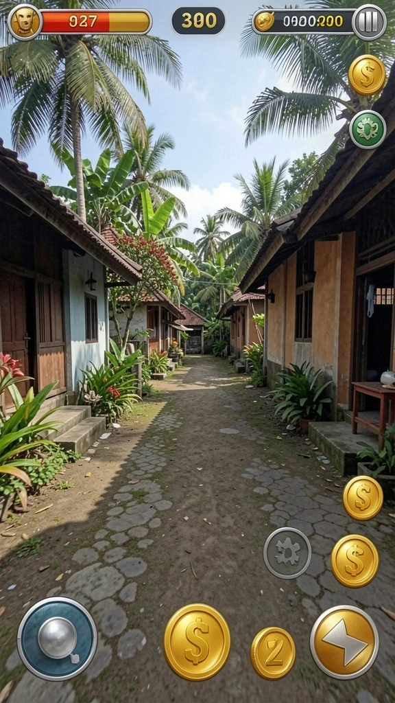 Tangkapan layar menggambarkan karakter dan kostum yang dapat dipilih.