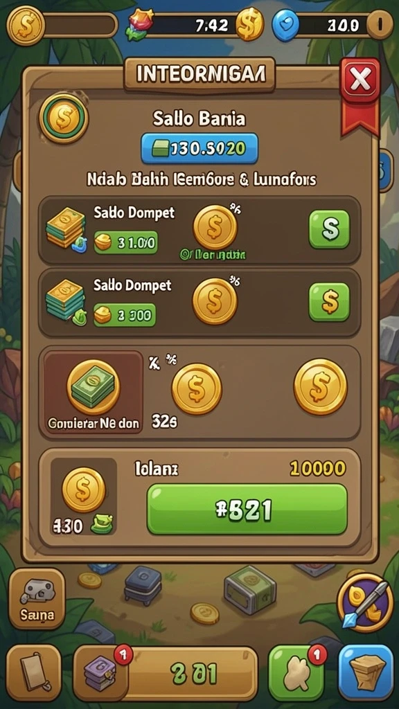 Antarmuka yang menarik dan mudah dipahami.