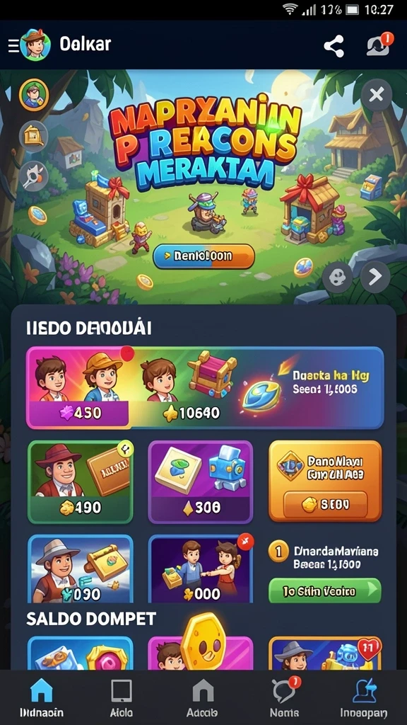 Berbagai tema slot yang tersedia di CENDANA777.