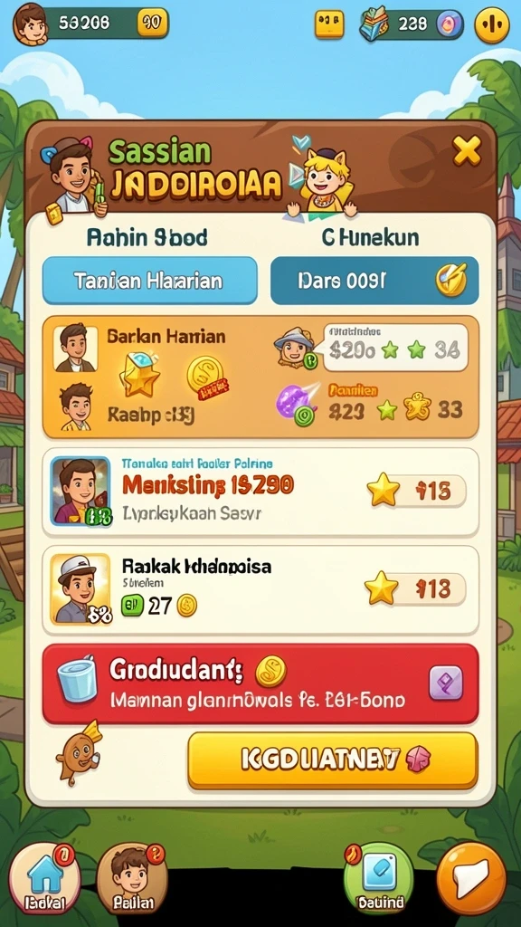 Level yang menantang dengan desain yang indah.