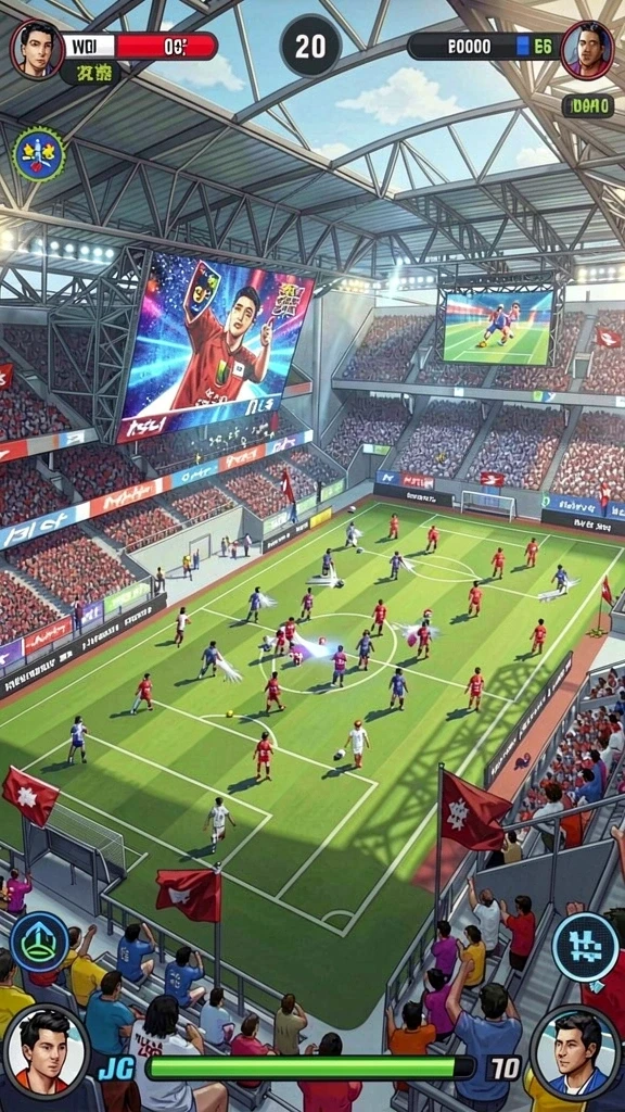 Fitur turnamen live yang membuat permainan lebih menarik.