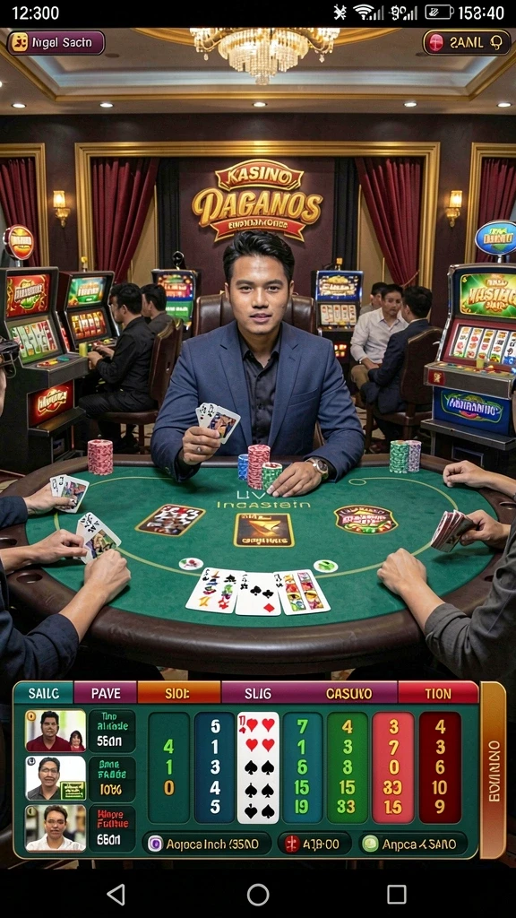 Tampilan awal yang menarik dengan karakter utama.