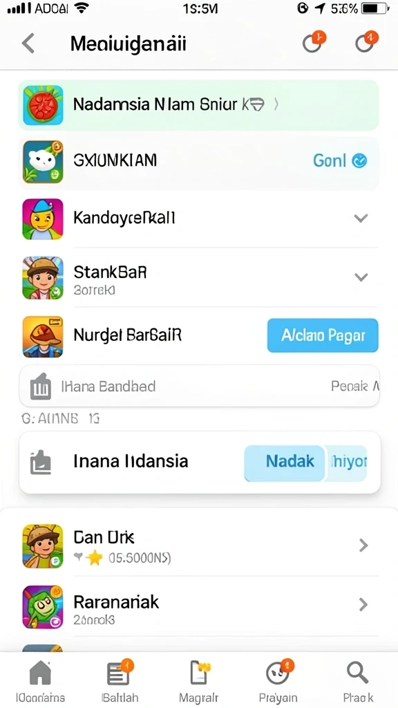 Screenshot menunjukkan misi menantang di level tinggi.