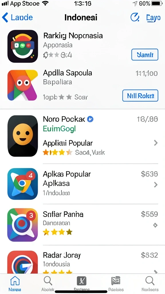Screenshot menampilkan antarmuka pengguna yang intuitif.