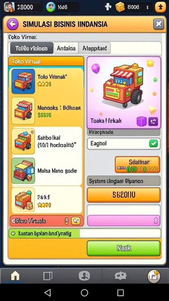 Berbagai pilihan permainan kasino yang tersedia.
