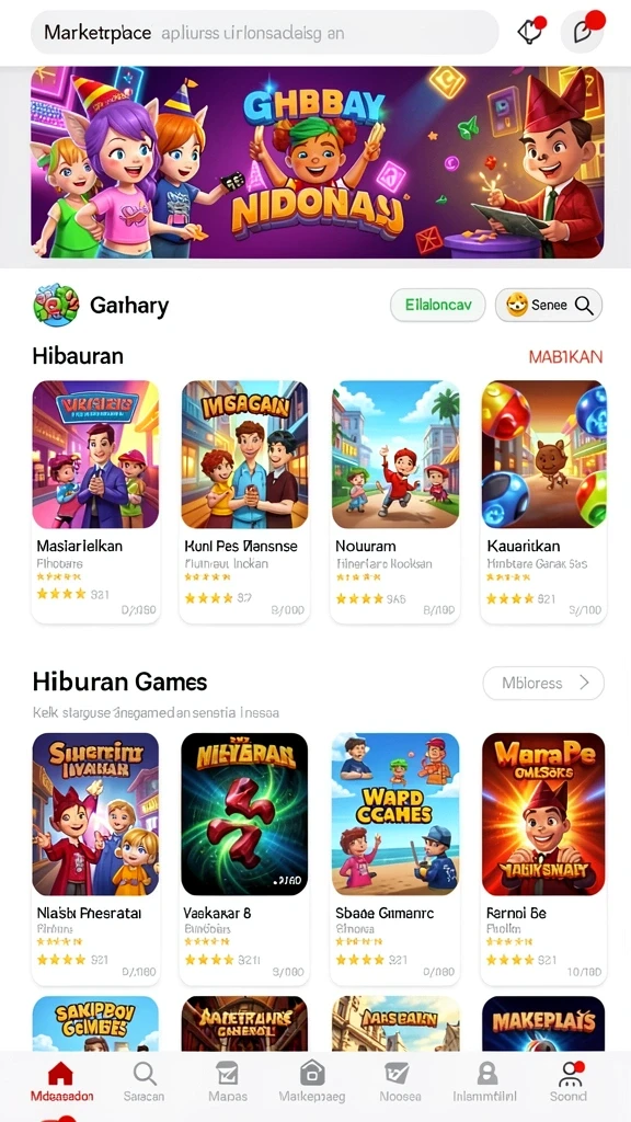 Tampilan antarmuka baru yang lebih segar dan modern.