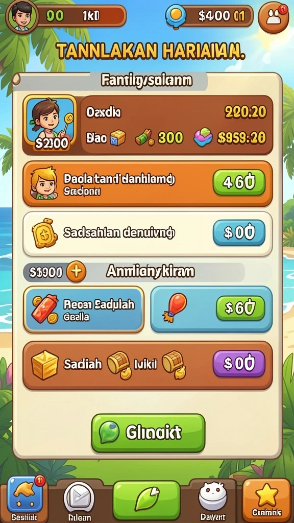 Tantangan seru di level yang semakin sulit.