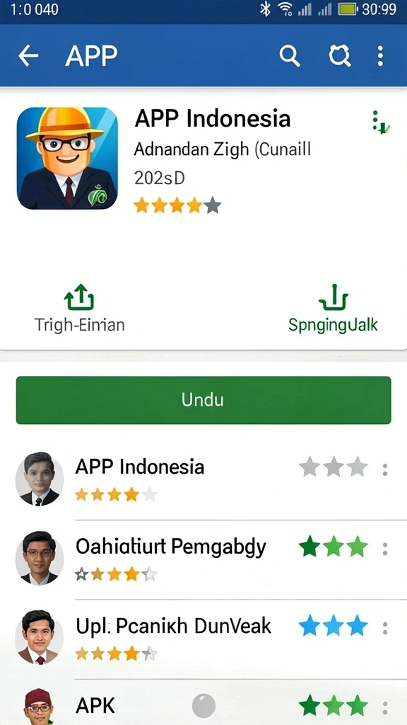 Tampilan awal game dengan menu yang intuitif.