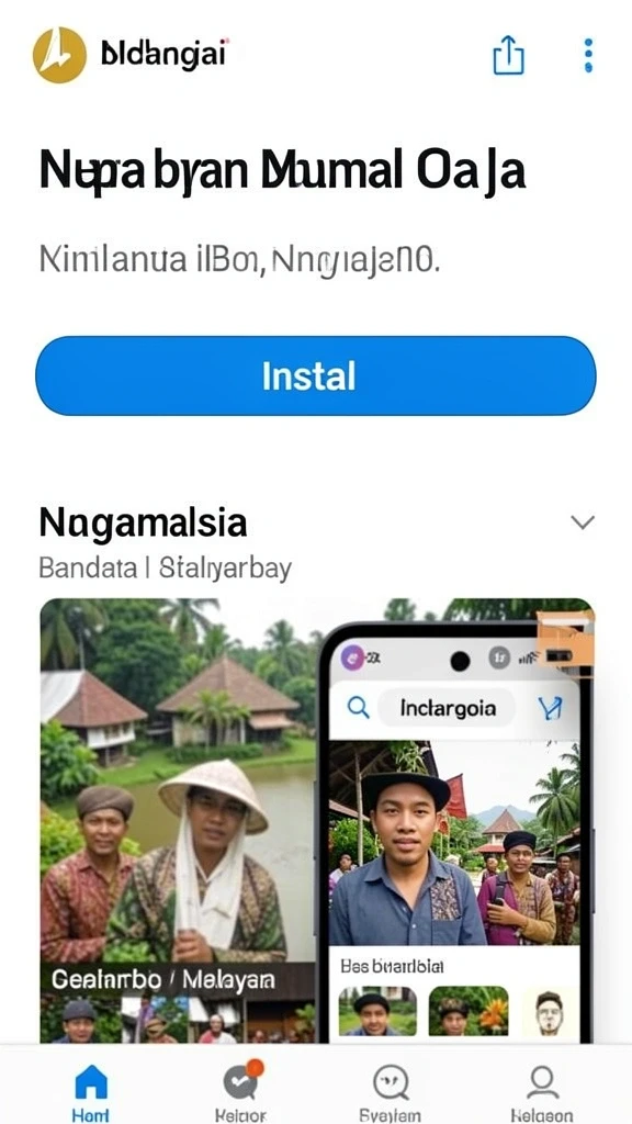 Tampilan antarmuka yang user-friendly.