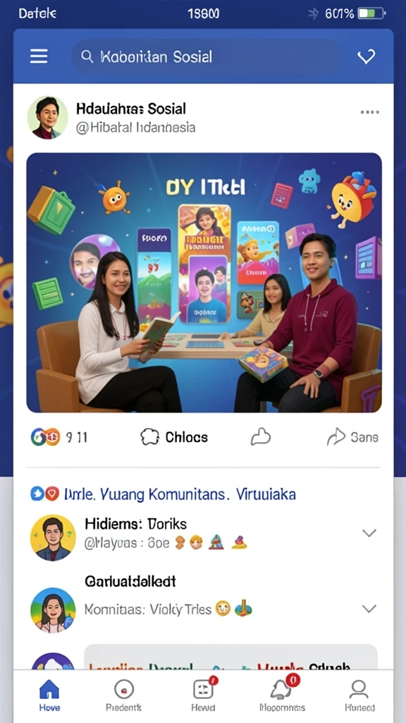 Tampilan antarmuka yang menarik dan sederhana.