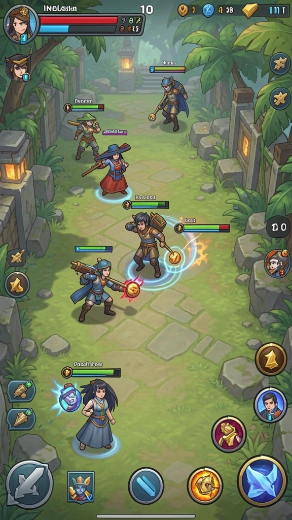 Fitur gameplay yang sederhana namun menghibur.