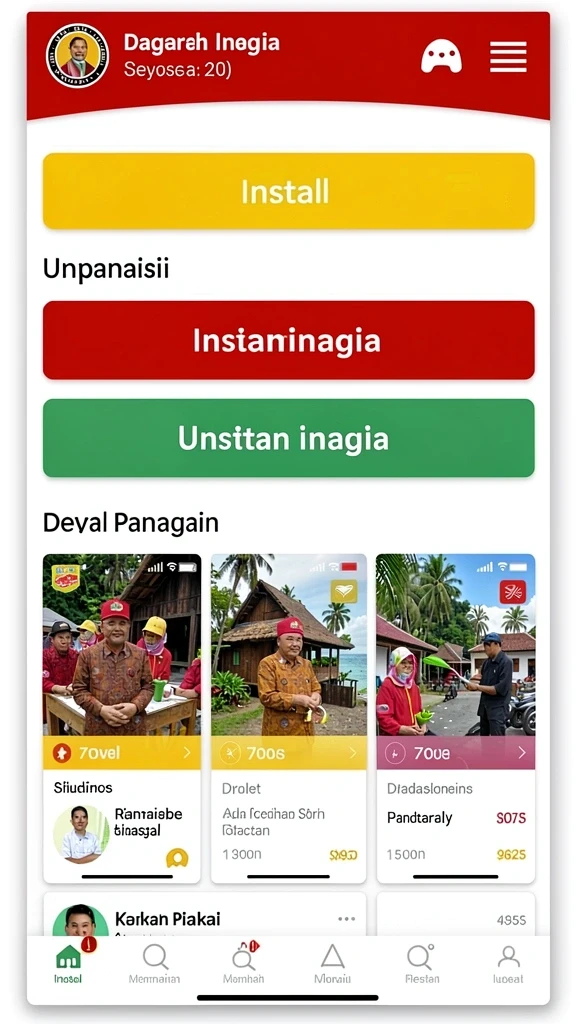 Karakter unik dengan kemampuan spesial yang berbeda.