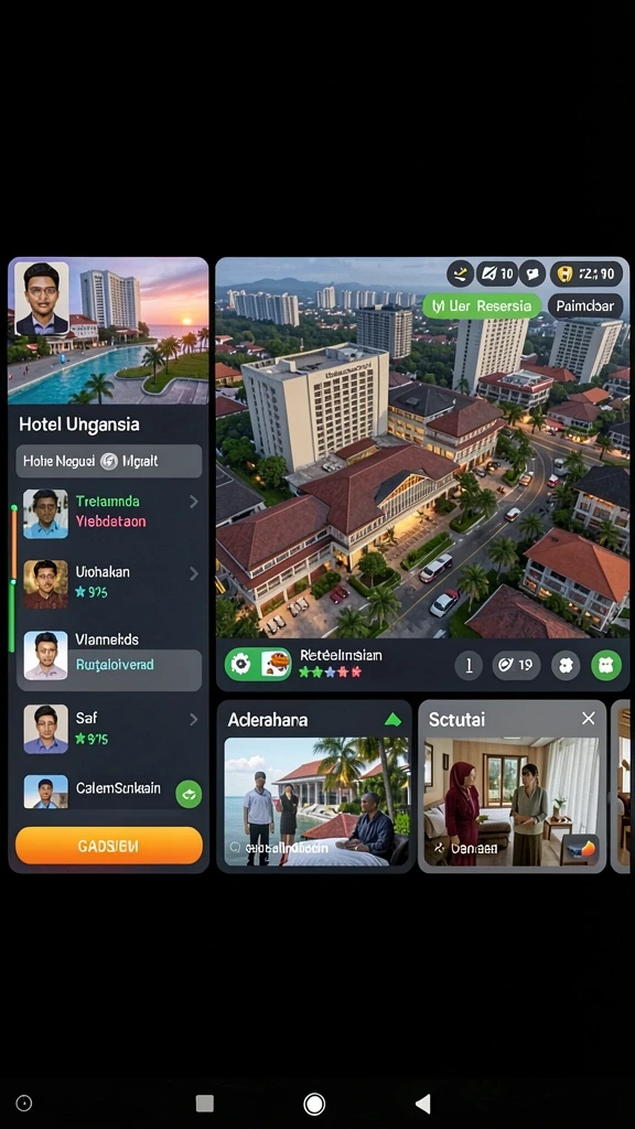 Beragam pilihan permainan yang tersedia untuk semua pemain.
