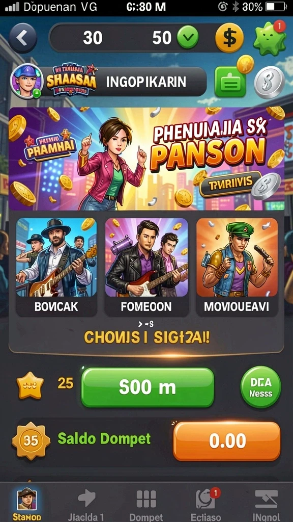 Fitur komunitas untuk berinteraksi dengan pemain lain.