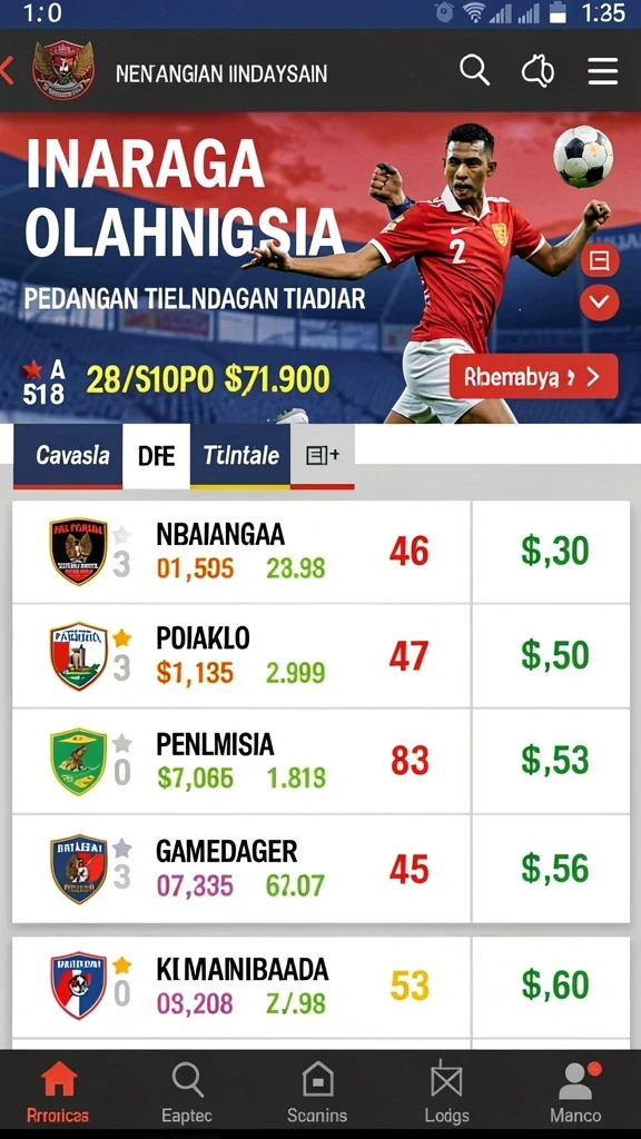 Tampilan awal yang menawan dan memikat.