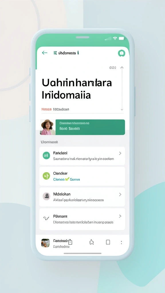 Tampilan antarmuka yang user-friendly dan menarik.