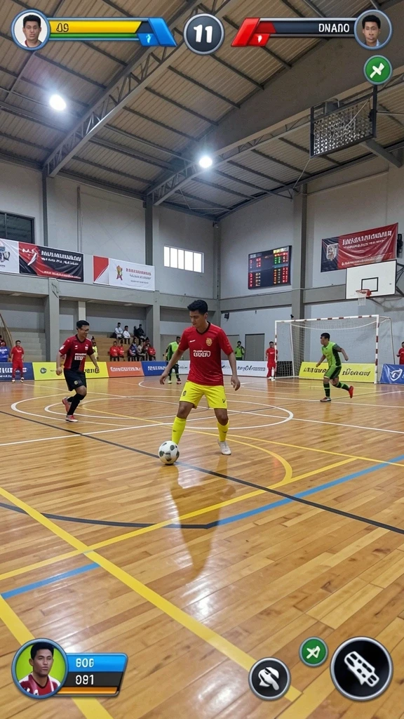 Tampilan antarmuka permainan yang menarik.
