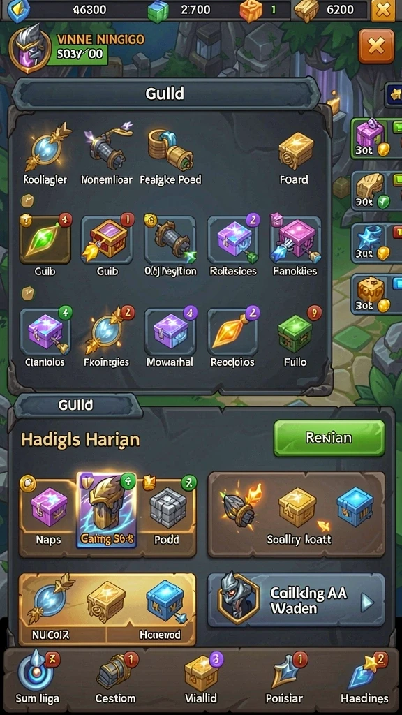 Screenshot menunjukkan peta luas yang dapat dieksplorasi.
