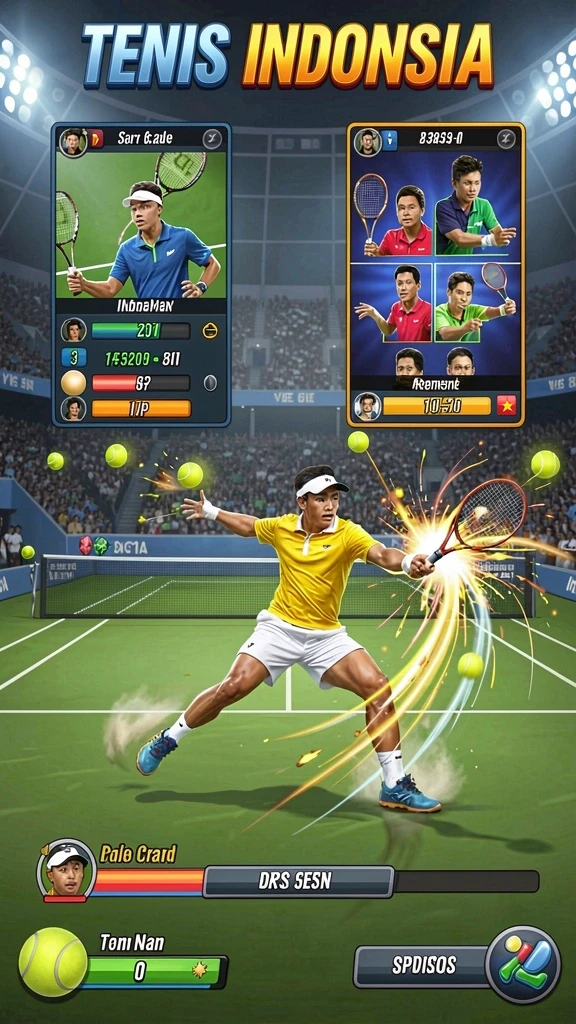 Gambaran level menantang yang menakjubkan.