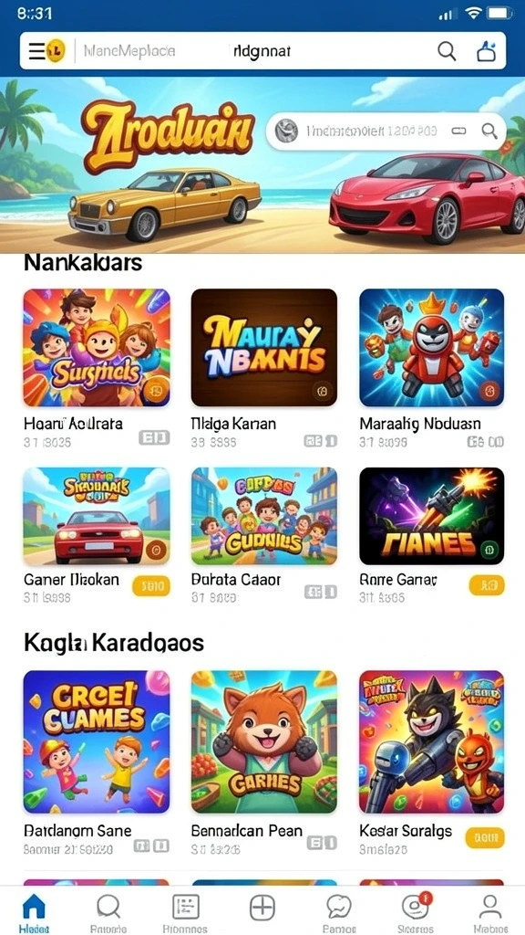 Grafis yang memukau dan detail yang kaya.