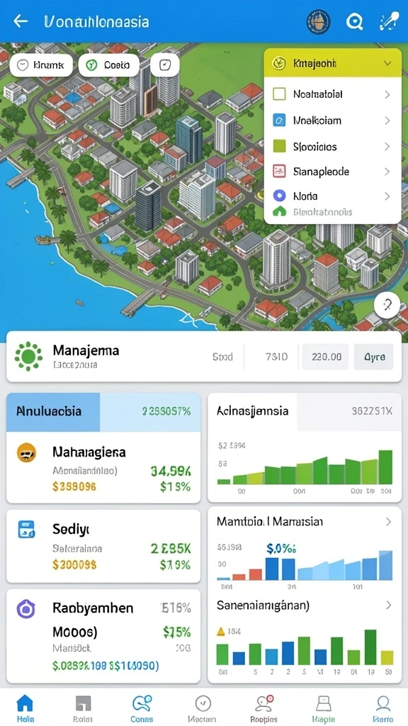 Desain karakter yang unik dan penuh warna.