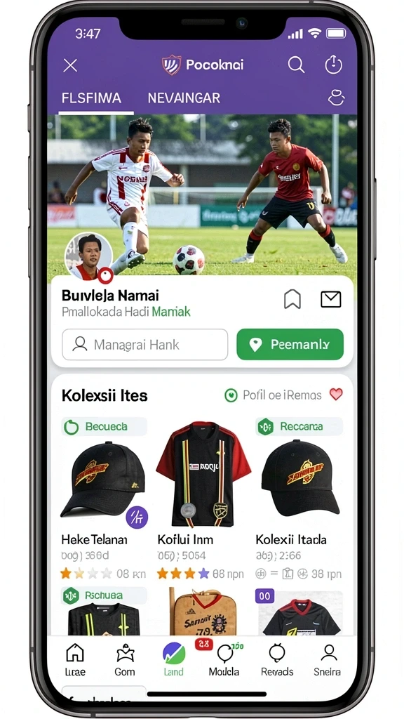 Aktivitas permainan yang seru dengan banyak misi menarik.