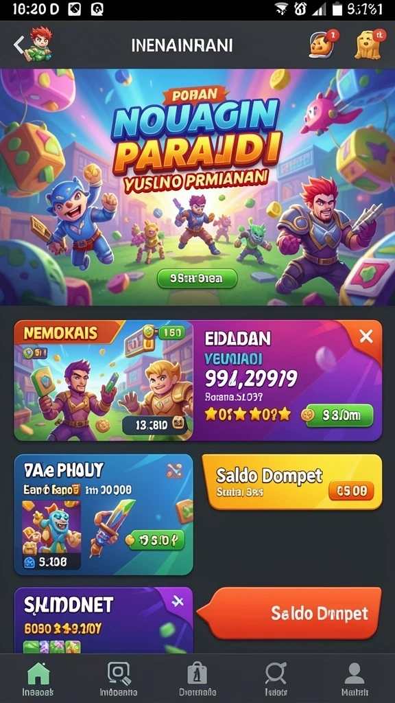 Karakter dengan desain unik dan kemampuan istimewa.