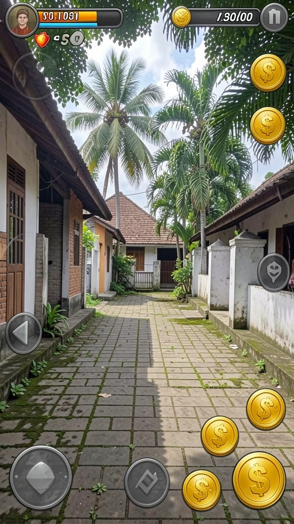 Tangkapan layar tantangan mendebarkan yang harus diselesaikan.